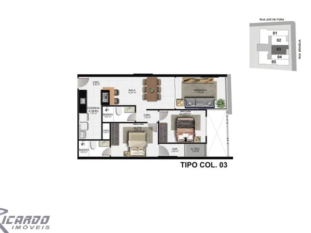 Imagem 6: Apartamento 3 Quartos À Venda Frente Mar da Praia do Morro, Guarapari Es. Lazer Completo