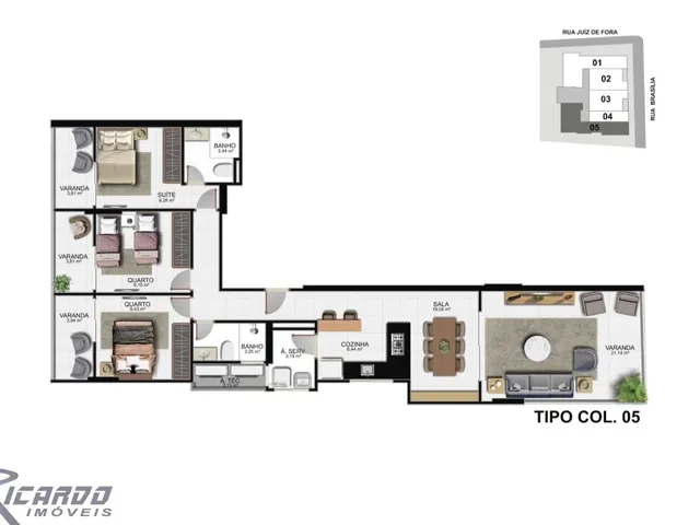 Imagem 11: Apartamento 3 Quartos À Venda Frente Mar da Praia do Morro, Guarapari Es. Lazer Completo