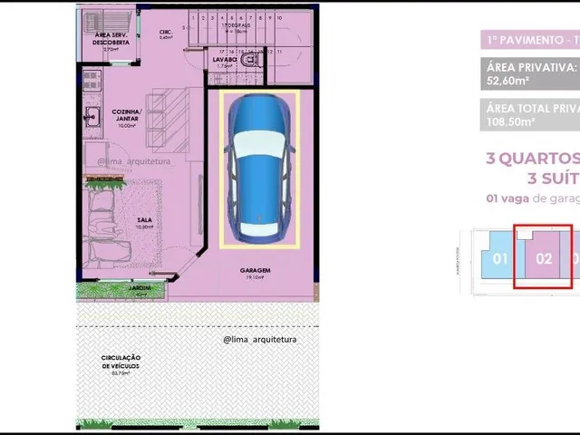 Imagem 7: Casa de Luxo em Condomínio na Enseada Azul, Guarapari-Es: 3 Quartos, 3 Suítes, 1 Sala, 1 Vaga, 108M². Venha Conferir!