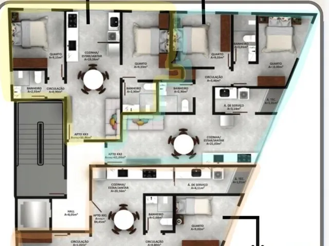 Imagem 4: Oportunidade em Iriri! 300M da Praia dos Namorados... 3 Quartos com 84,45M2. Sinal + 24X. Previsão: Dez/2027