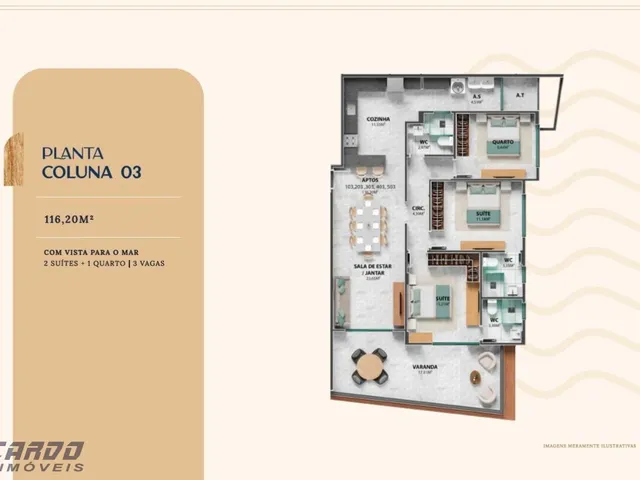 Imagem 7: 0 Apartamento com 3 dormitórios