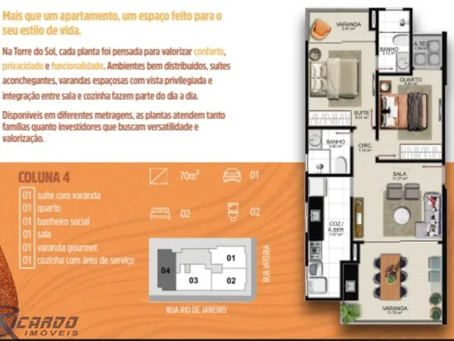 Imagem 4: Lançamento na Praia do Morro, Guarapari Es! Apartamento de 2 Quartos, Vista Mar, Lazer Completo na Cobertura