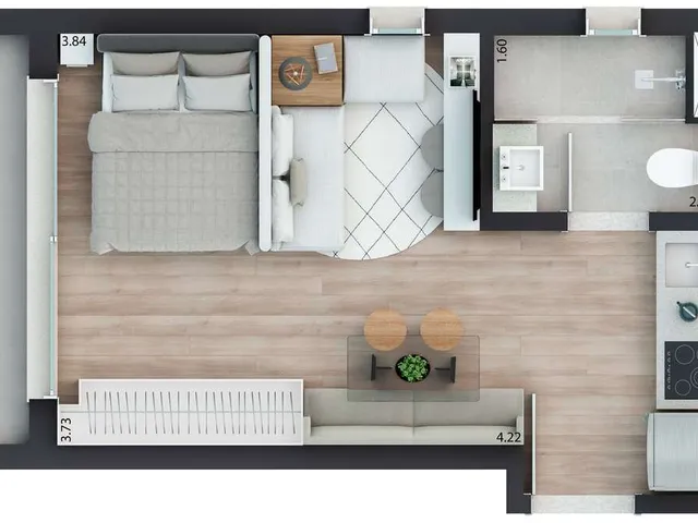 Imagem 15: Aluguel Apartamento Studio Bairro Moinhos Vento