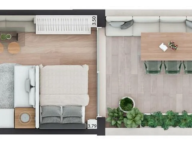 Imagem 9: Aluguel Apartamento Studio Bairro Moinhos Vento
