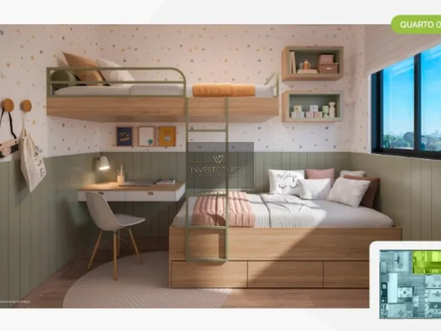 Imagem 9: Apartamento 2 Quartos com Sacada e Churrasqueira em Pinhais