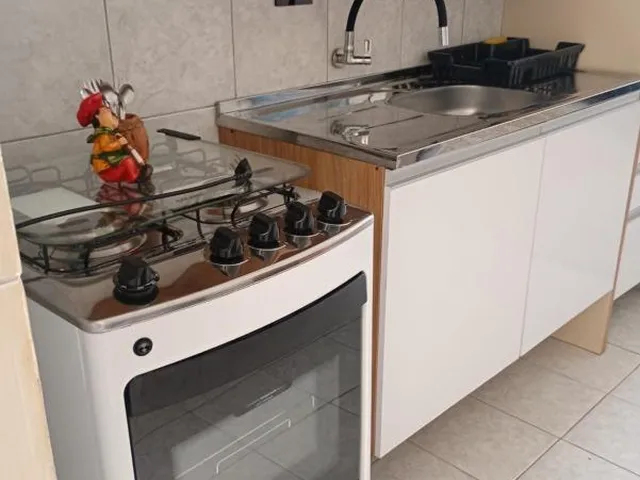 Imagem 3: Quitinete Piscina Coletiva Área de Lazer Quarto Cozinha Bwc 300 M do Mar