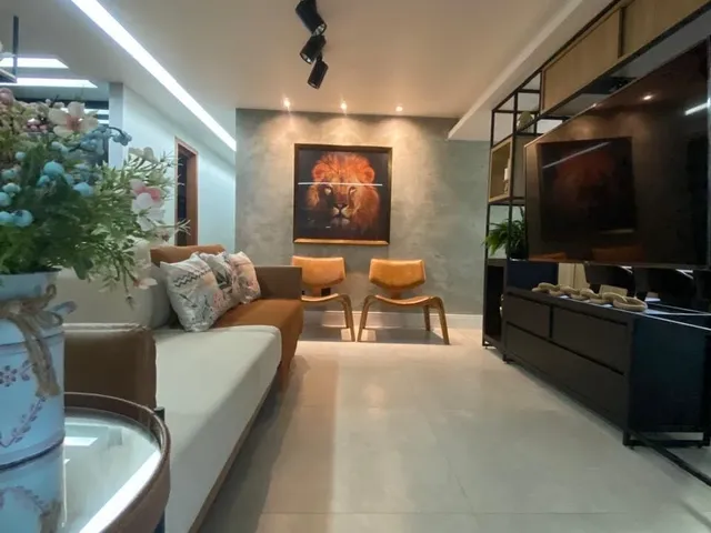 Imagem 4: Alugo Apartamento Mobiliado e Decorado com 127M3, 4/4, Sendo 2 Vagas, Infraestrutura - Aquários - Ssa/Ba