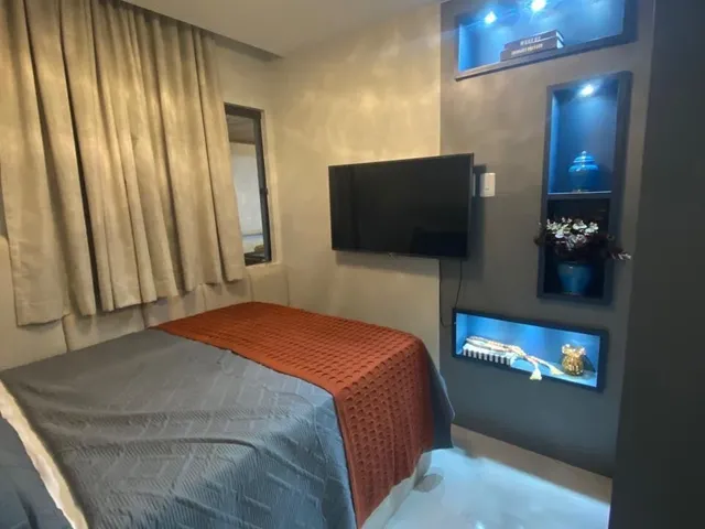 Imagem 9: Alugo Apartamento Mobiliado e Decorado com 127M3, 4/4, Sendo 2 Vagas, Infraestrutura - Aquários - Ssa/Ba