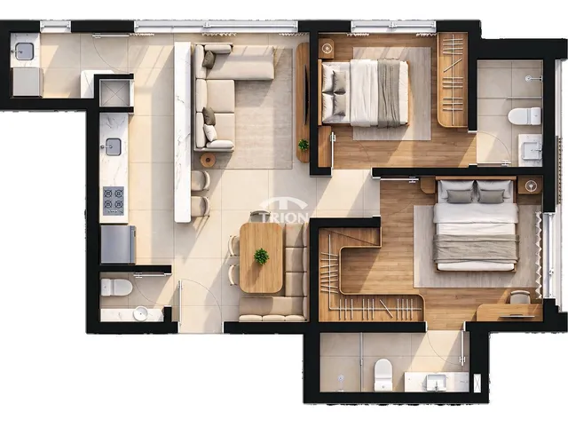 Imagem 5: Apartamento de 2 Suítes À Venda no Bairro Alto do Parque em Lajeado