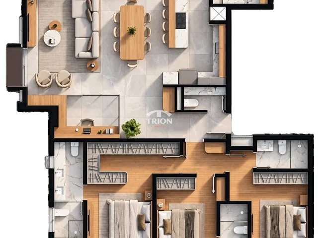 Imagem 8: Apartamento de 3 Suítes À Venda no Bairro Alto do Parque em Lajeado