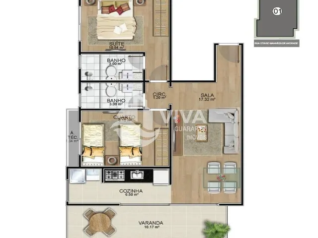 Imagem 5: 0 Apartamento com 2 dormitórios