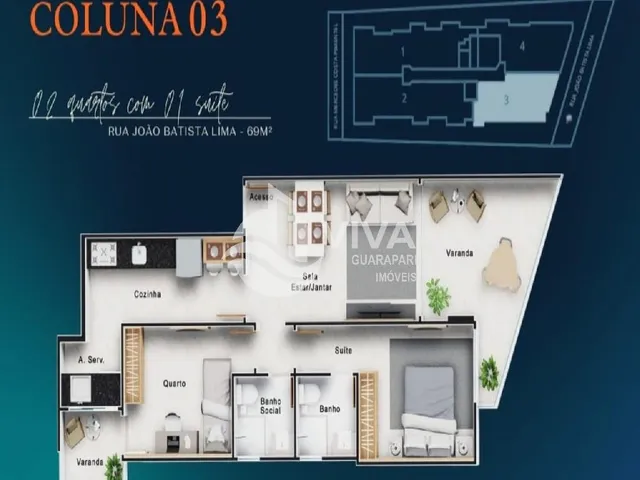 Imagem 10: Apartamento À Venda no Centro de Guarapari-Es: 3 Quartos, 1 Suíte, 2 Salas, 2 Banheiros, 2 Vagas, 92M²!