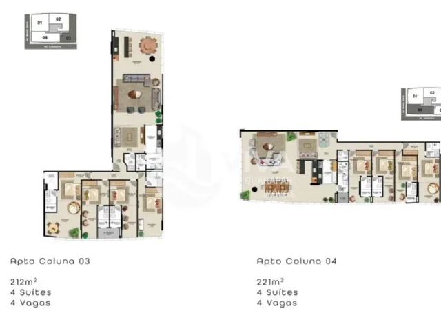 Imagem 4: Imóvel de Luxo: Apartamento de 4 Quartos na Praia do Morro, Guarapari-Es com 212,57M² e 4 Vagas de Garagem!