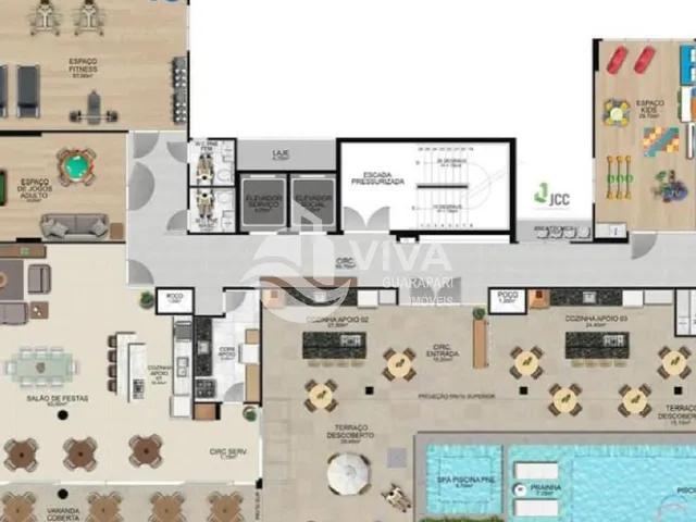 Imagem 4: Imperdível! Lançamento Apartamento de Luxo 3 Quartos, 3 Suítes na Praia do Morro, Guarapari-Es - 117,80M² - 2 Vagas