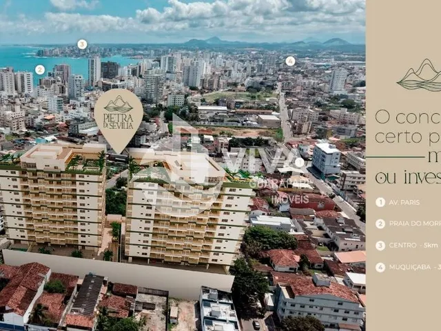 Imagem 4: Lançamento na Praia do Morro, Guarapari-Es: 1 Quarto, 1 Suíte, 2 Salas, 1 Vaga de Garagem. Venha Conferir!