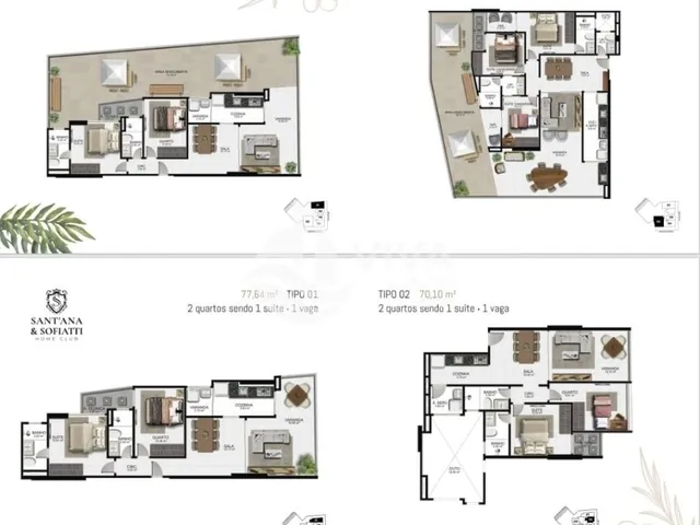 Imagem 3: 0 Apartamento com 2 dormitórios