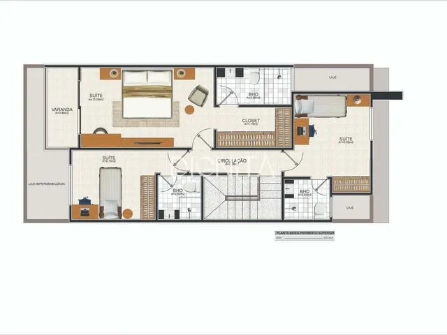 Imagem 14: Casa Duplex Espetacular 4 Dormitórios Coité - Eusébio - 100% Projetado