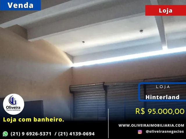 Imagem 6: Loja Comercial para Venda em Belford Roxo, Hinterland, 1 Banheiro