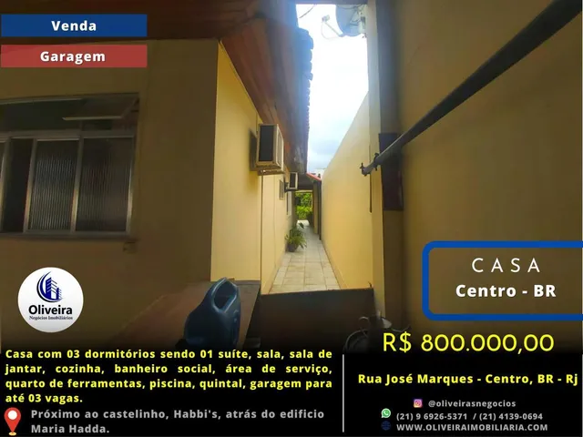 Imagem 8: Casa para Venda em Belford Roxo, Vila Sousa, 3 Dormitórios, 1 Suíte, 2 Banheiros, 3 Vagas