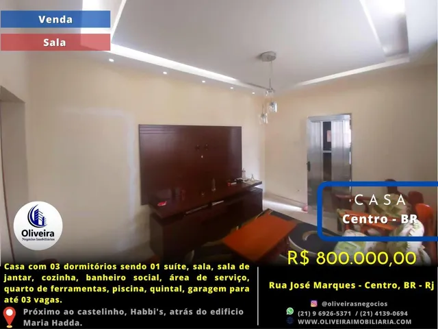 Imagem 9: Casa para Venda em Belford Roxo, Vila Sousa, 3 Dormitórios, 1 Suíte, 2 Banheiros, 3 Vagas