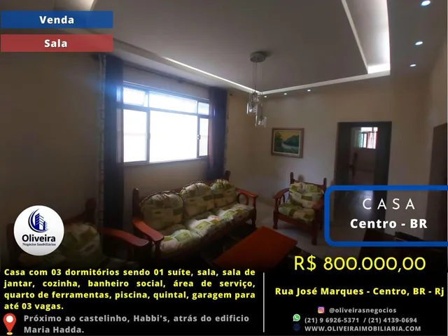Imagem 10: Casa para Venda em Belford Roxo, Vila Sousa, 3 Dormitórios, 1 Suíte, 2 Banheiros, 3 Vagas