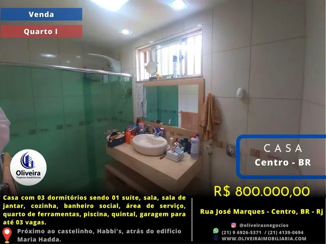 Imagem 16: Casa para Venda em Belford Roxo, Vila Sousa, 3 Dormitórios, 1 Suíte, 2 Banheiros, 3 Vagas