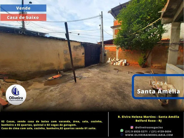 Imagem 2: Casa para Venda em Belford Roxo, Nova Piam, 4 Dormitórios, 1 Suíte, 3 Banheiros, 2 Vagas