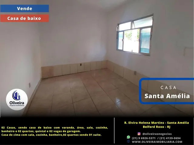 Imagem 13: Casa para Venda em Belford Roxo, Nova Piam, 4 Dormitórios, 1 Suíte, 3 Banheiros, 2 Vagas