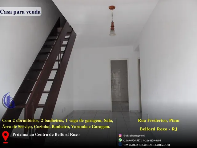 Imagem 5: Casa para Venda em Belford Roxo, Piam, 2 Dormitórios, 2 Banheiros, 1 Vaga