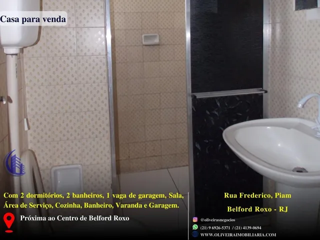 Imagem 14: Casa para Venda em Belford Roxo, Piam, 2 Dormitórios, 2 Banheiros, 1 Vaga