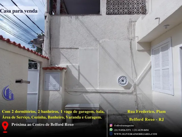 Imagem 16: Casa para Venda em Belford Roxo, Piam, 2 Dormitórios, 2 Banheiros, 1 Vaga