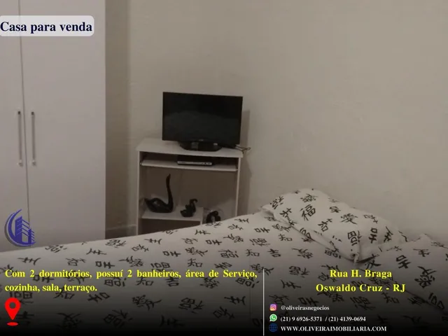 Imagem 4: Casa para Venda em Rio de Janeiro, Oswaldo Cruz, 2 Dormitórios, 2 Banheiros