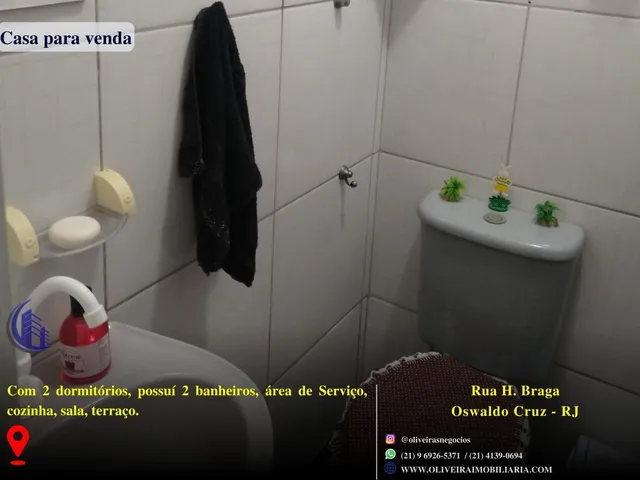 Imagem 6: Casa para Venda em Rio de Janeiro, Oswaldo Cruz, 2 Dormitórios, 2 Banheiros