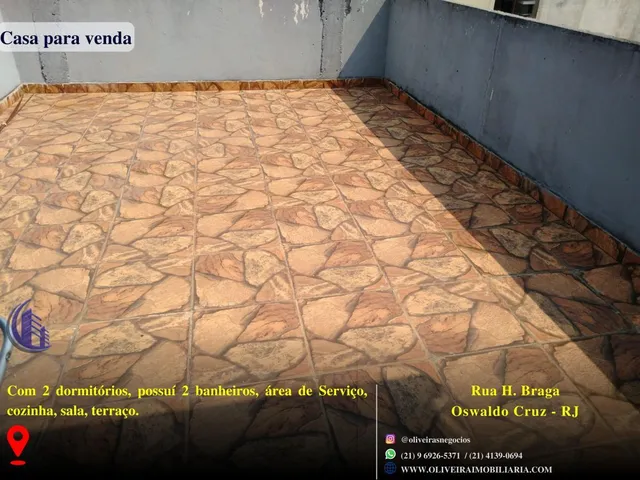 Imagem 2: Casa para Venda em Rio de Janeiro, Oswaldo Cruz, 2 Dormitórios, 2 Banheiros