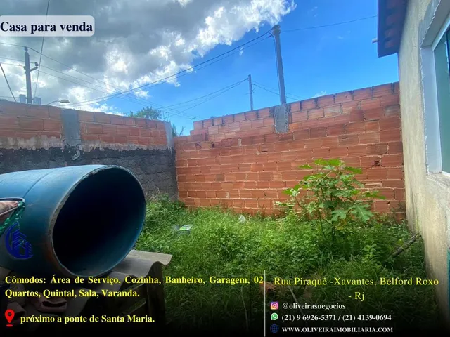 Imagem 3: Casa para Venda em Belford Roxo, Xavantes, 2 Dormitórios, 1 Banheiro, 1 Vaga