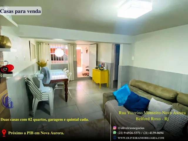 Imagem 5: Casa para Venda em Belford Roxo, Nova Aurora, 2 Dormitórios, 1 Banheiro