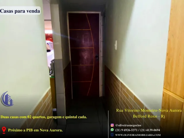 Imagem 6: Casa para Venda em Belford Roxo, Nova Aurora, 2 Dormitórios, 1 Banheiro