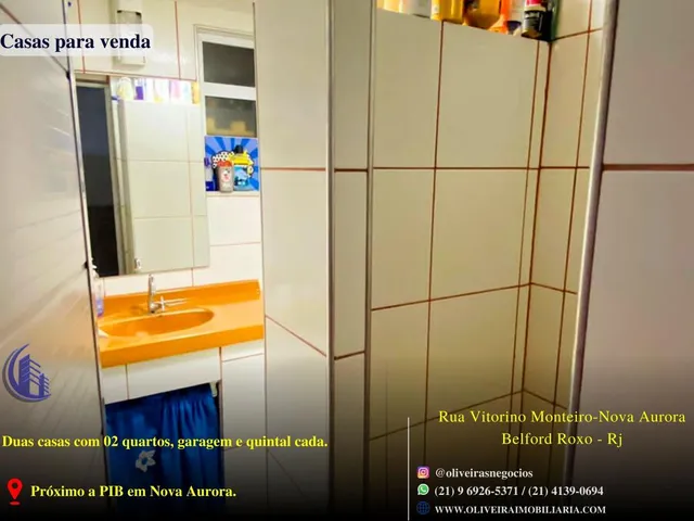 Imagem 9: Casa para Venda em Belford Roxo, Nova Aurora, 2 Dormitórios, 1 Banheiro
