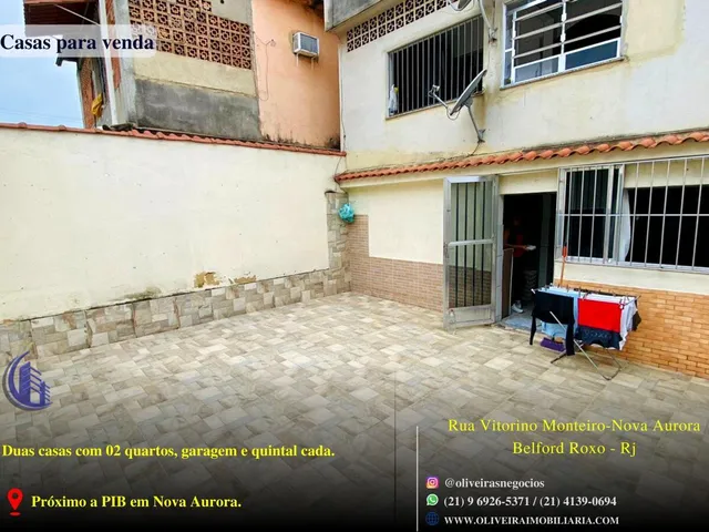 Imagem 14: Casa para Venda em Belford Roxo, Nova Aurora, 2 Dormitórios, 1 Banheiro
