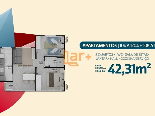 Imagem 6: Flor de Sal Mais Viver - Apartamento na Planta em Aracaju a Partir de R$ 213 Mil