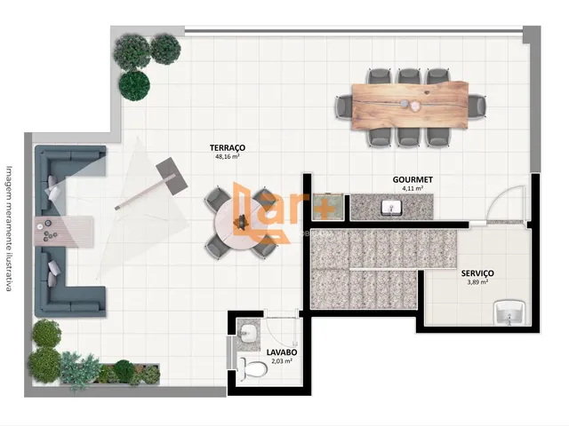 Imagem 12: Empreendimento Terraços Residence - Barra dos Coqueiros