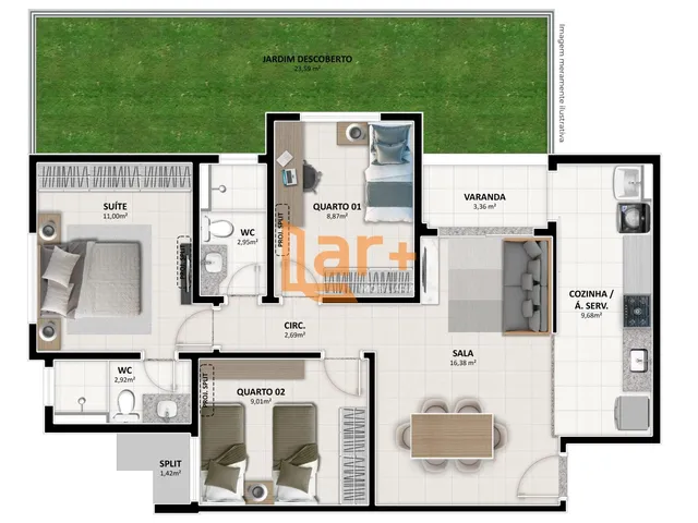 Imagem 8: Empreendimento Terraços Residence - Barra dos Coqueiros