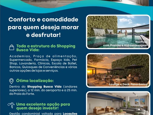 Imagem 7: Studio À Venda no Smart do Shopping Busca Vida - Camaçari