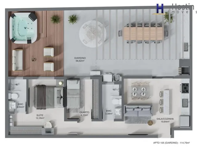 Imagem 12: Apartamento Residencial em Joinville - santa Catarina, Costa e Silva