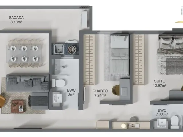 Imagem 13: Apartamento Residencial em Joinville - santa Catarina, Costa e Silva