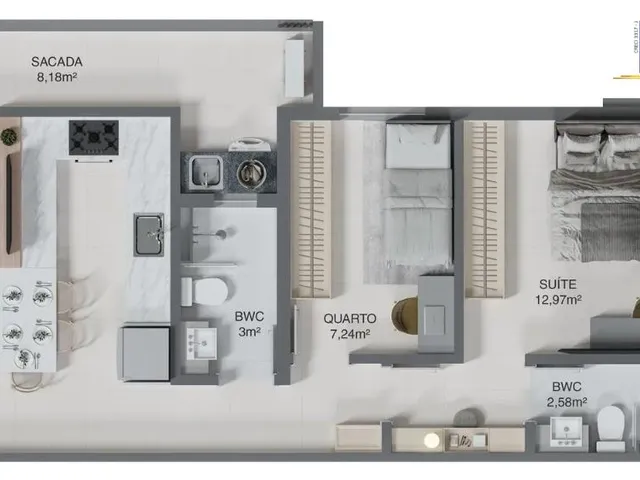Imagem 8: Apartamento Residencial em Joinville - santa Catarina, Costa e Silva