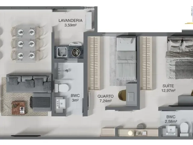 Imagem 7: Apartamento Residencial em Joinville - santa Catarina, Costa e Silva