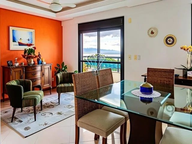 Imagem 13: Alugo Apartamento Duplex, com 03 Suítes e Vista para o Mar do Balneário Estreito, com 03 Vagas e 200M², Florianópolis