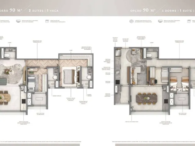 Imagem 13: Wellness Chácara Santo Antônio | Construtora Living | 76 Metros | 02 Suítes | Varanda Gourmet