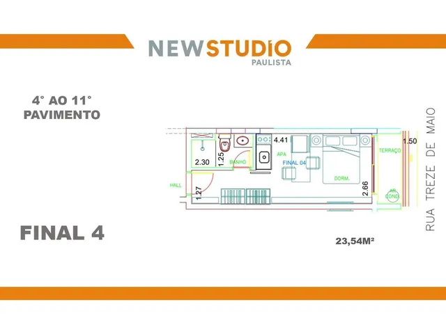Imagem 16: New Studio Paulista | Construtora Ditolvo | Construção | 31 Metros | Studio com Varanda